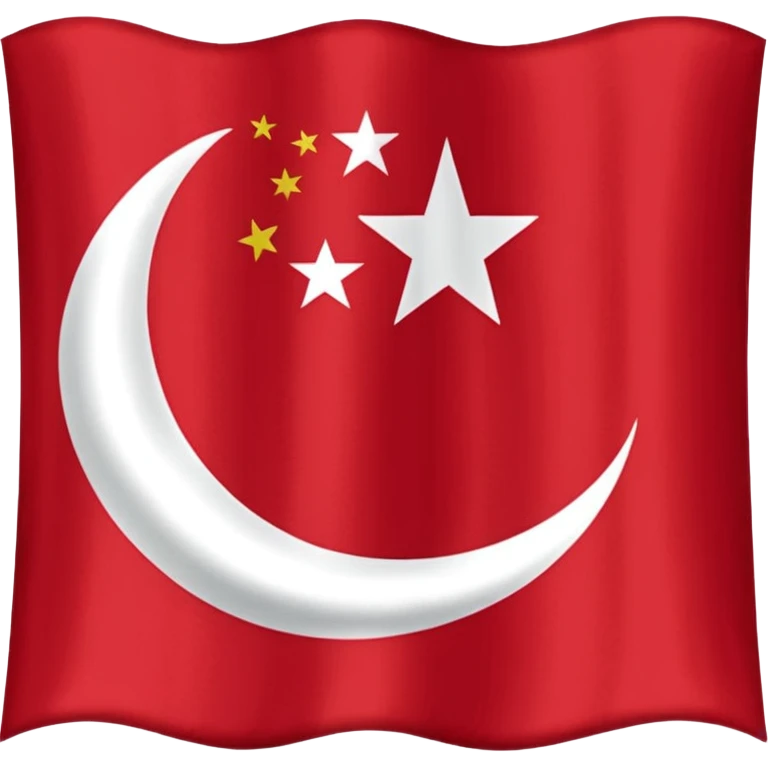 Flag of the Ottoman Empire 1453 emoji