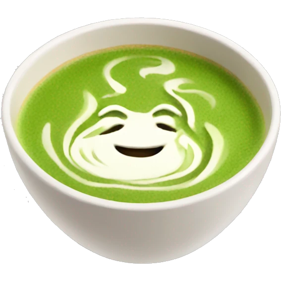 Matcha latte  emoji