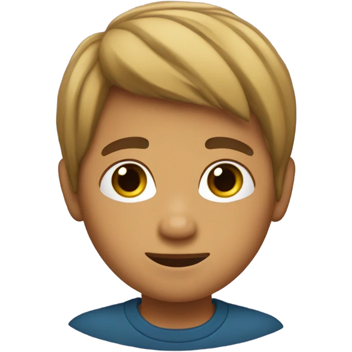 boy tirandose de los pelos emoji
