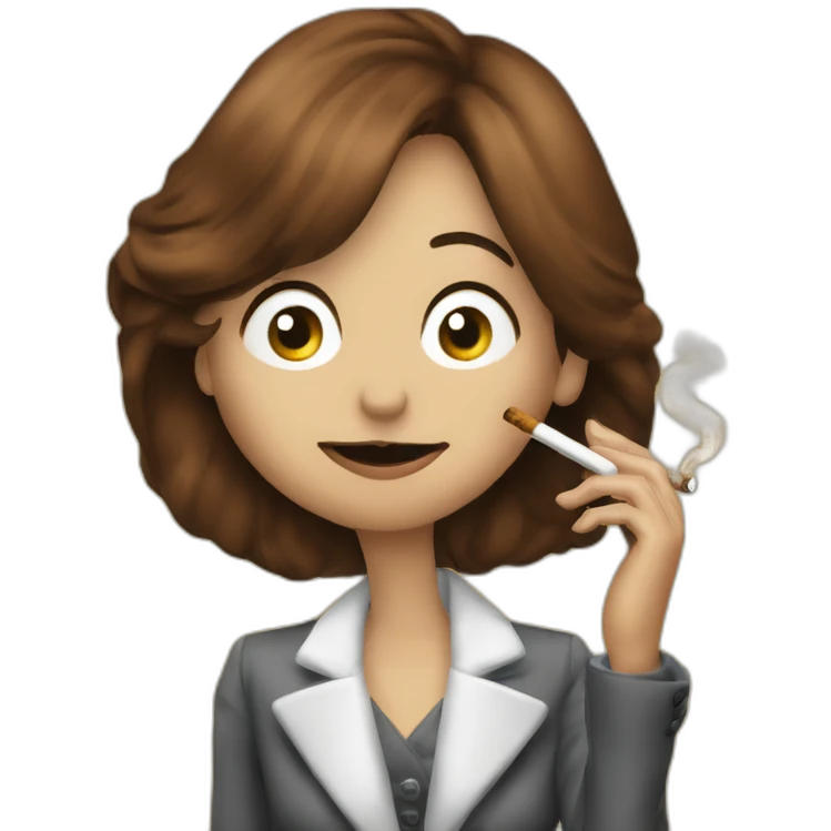 cristina fernandez de kirchner smoking emoji