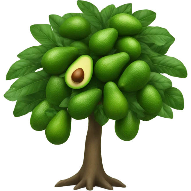avocado tree emoji