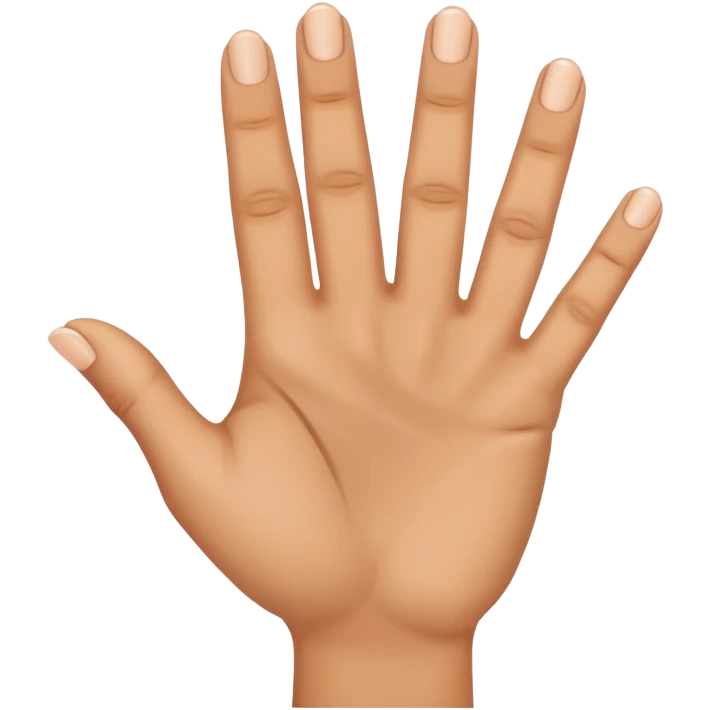 Hand with middle and ring finger pointing out emoji