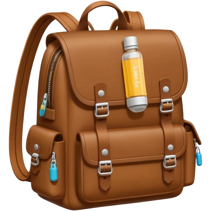 EpiPen in backpack purse emoji