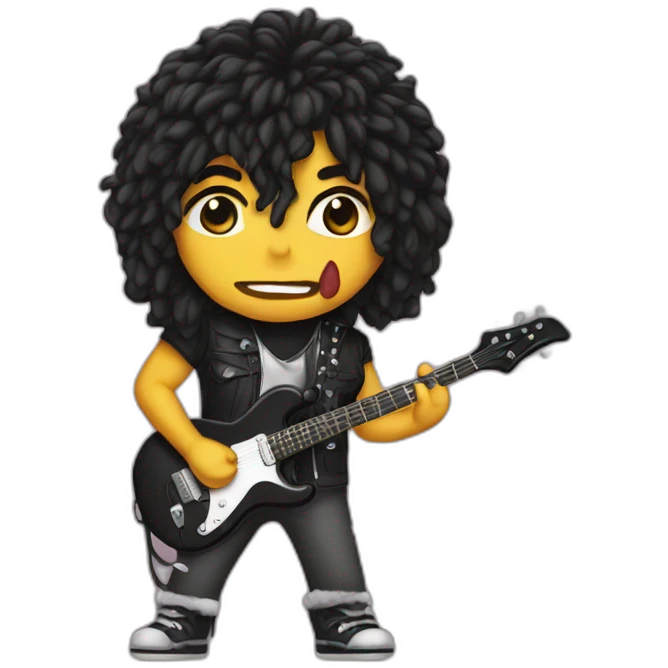 kiss rock band emoji