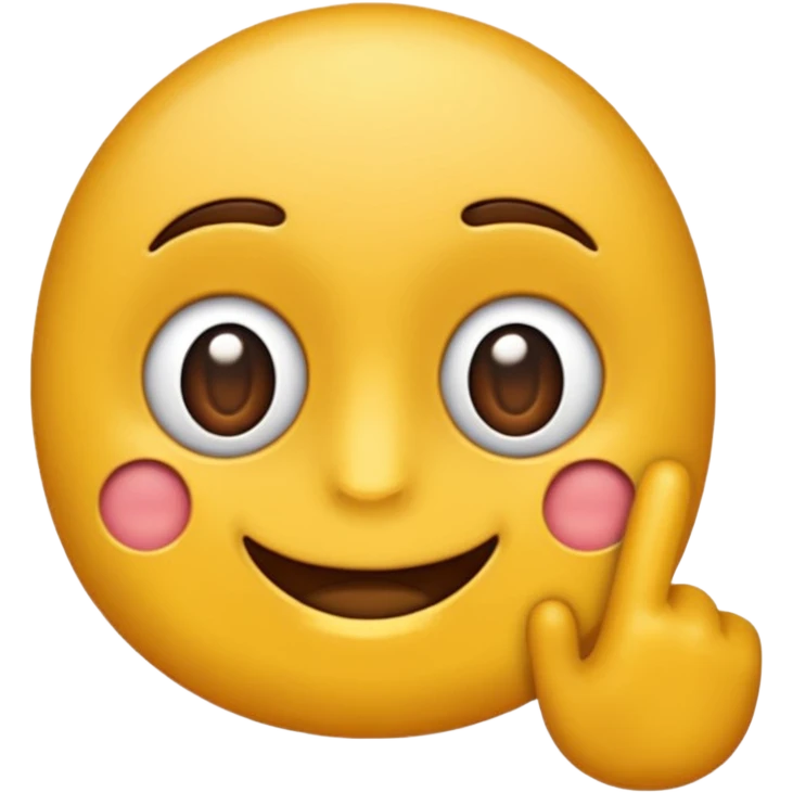 конверт с седечками в коричневом стиле emoji