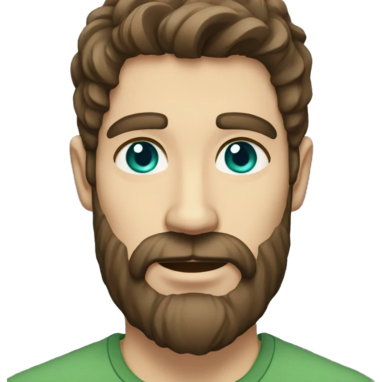man, beard brownhair blue-green-eyes emoji