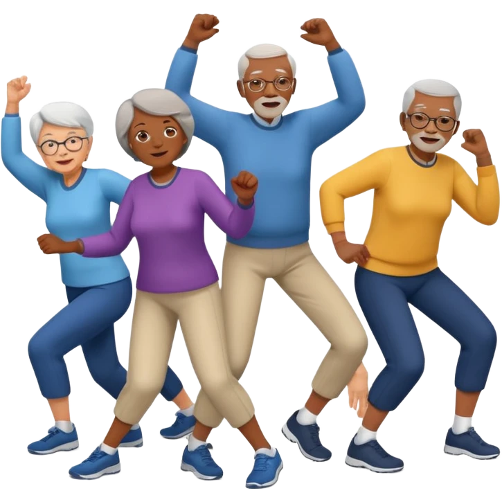 an emoji showing older people with power of $MOVEMENT emoji