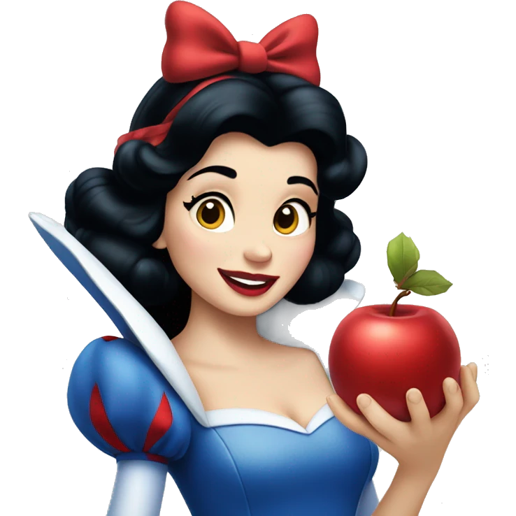 Disney snow white Christmas  emoji
