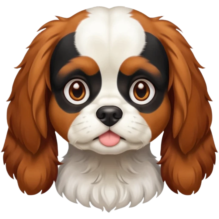 Cavalier king dog emoji