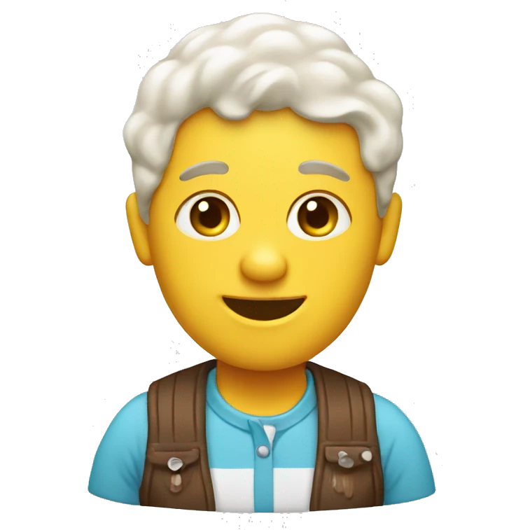Ice cream person emoji