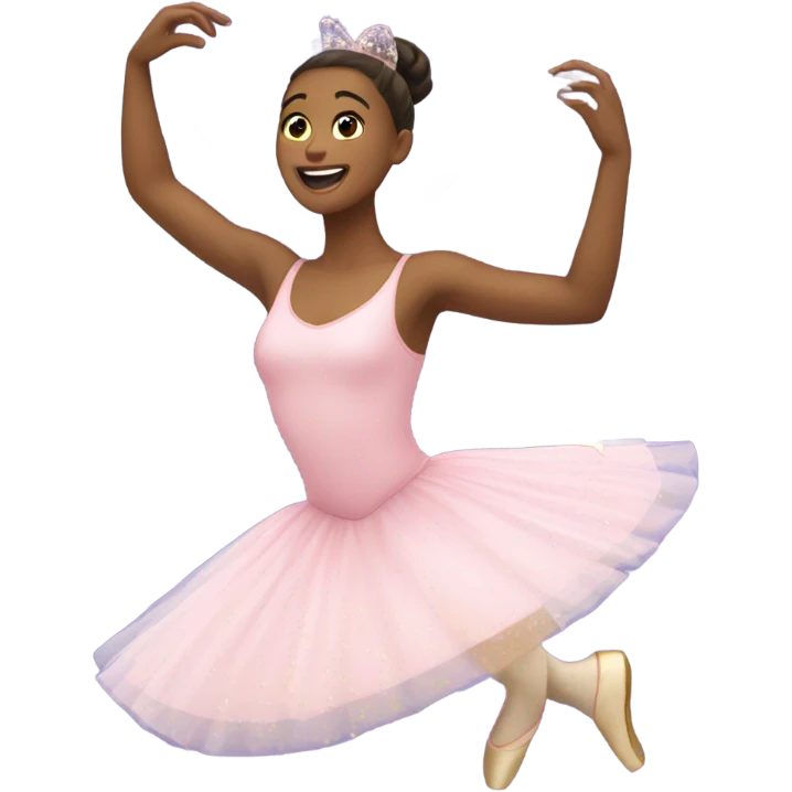 Ballerina throwing confetti emoji