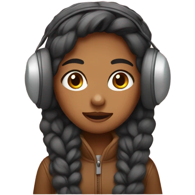 Girl in Earflaps emoji