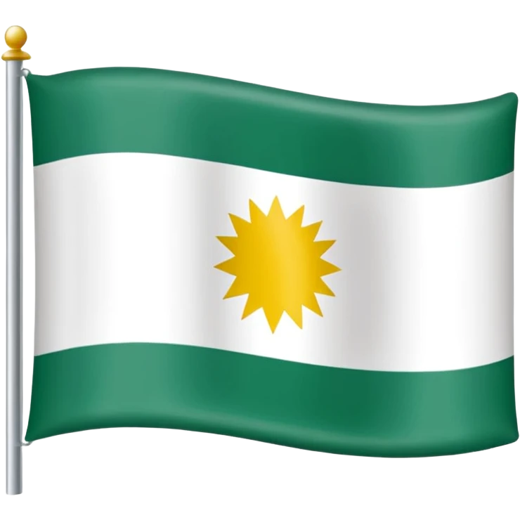Un emoji de la bandera de Andalucia del este estilo 🇪🇸 emoji