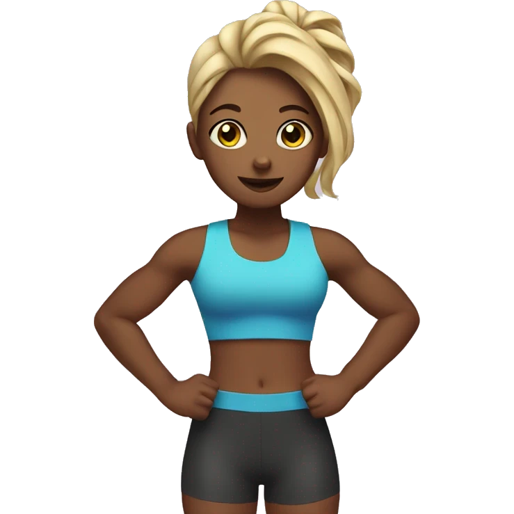 Girl gym emoji