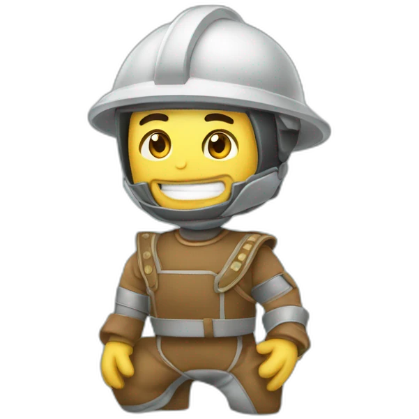 Gardien de but faisant une parade emoji
