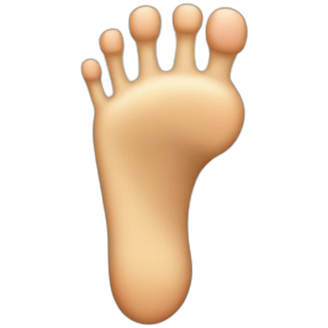 Foot emoji