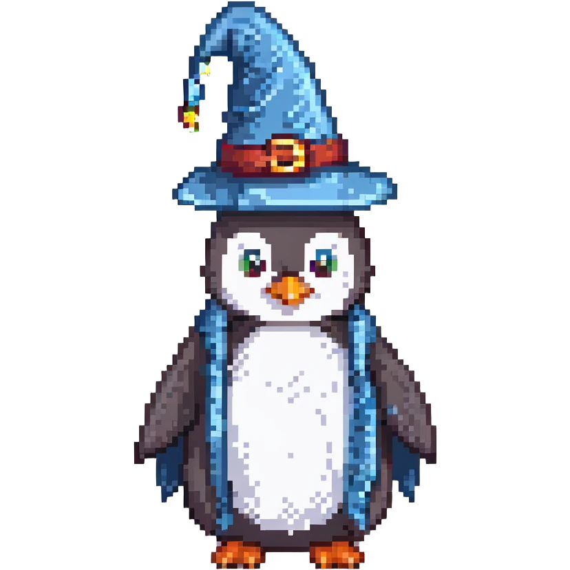 penguin wizard emoji
