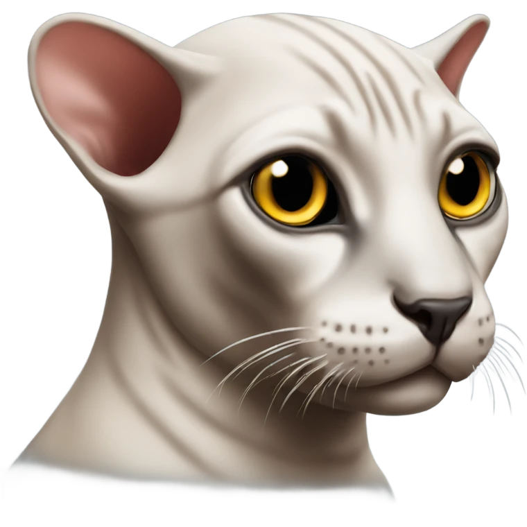Seal spoint sphinx cat  emoji