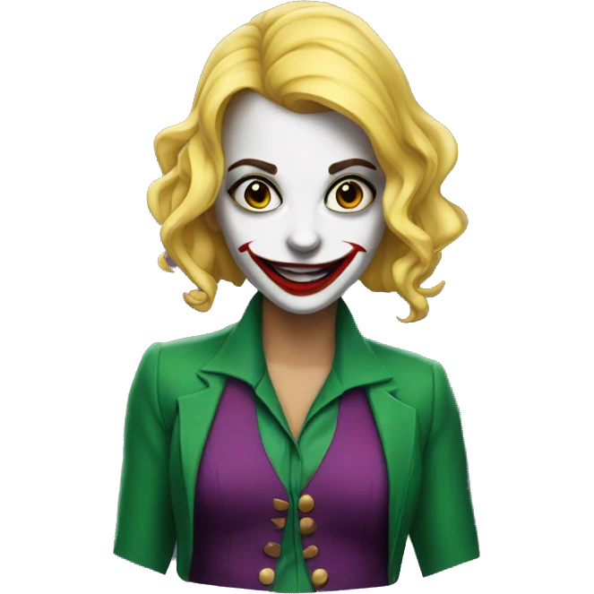 Joker girl emoji