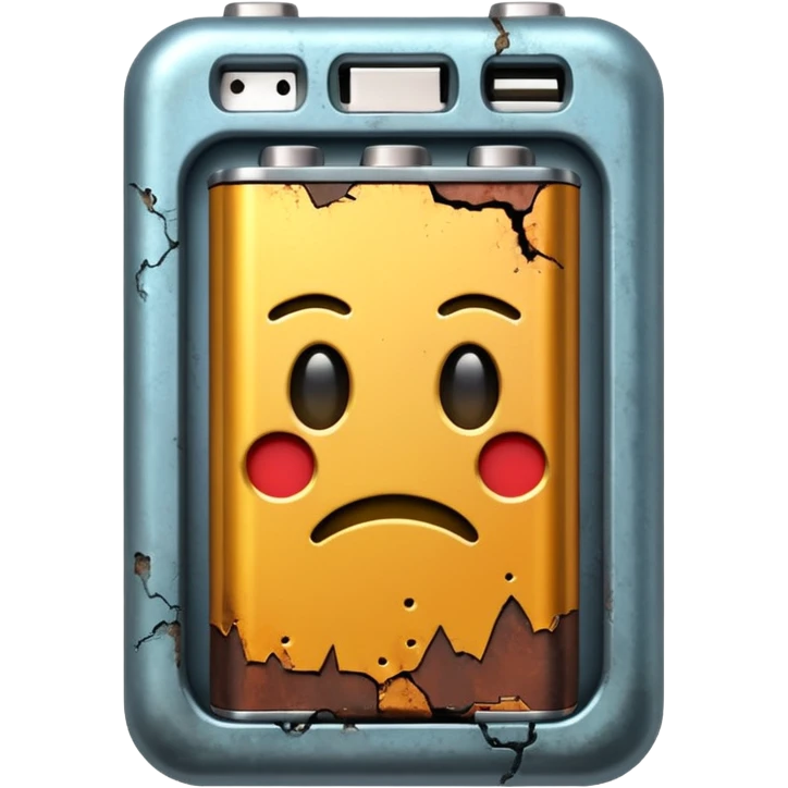  battery with no energy emoji