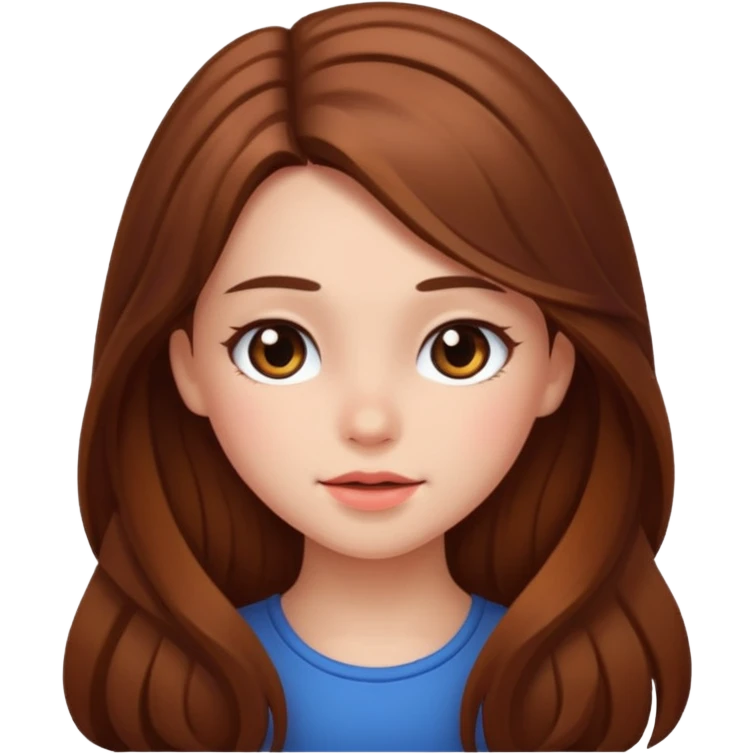 Girl blushing  emoji