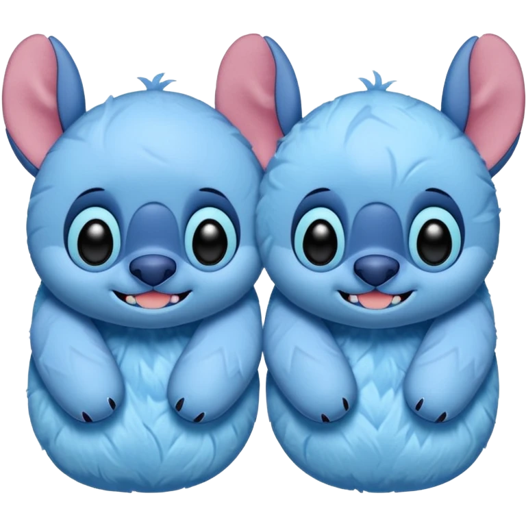Stitch slippers emoji