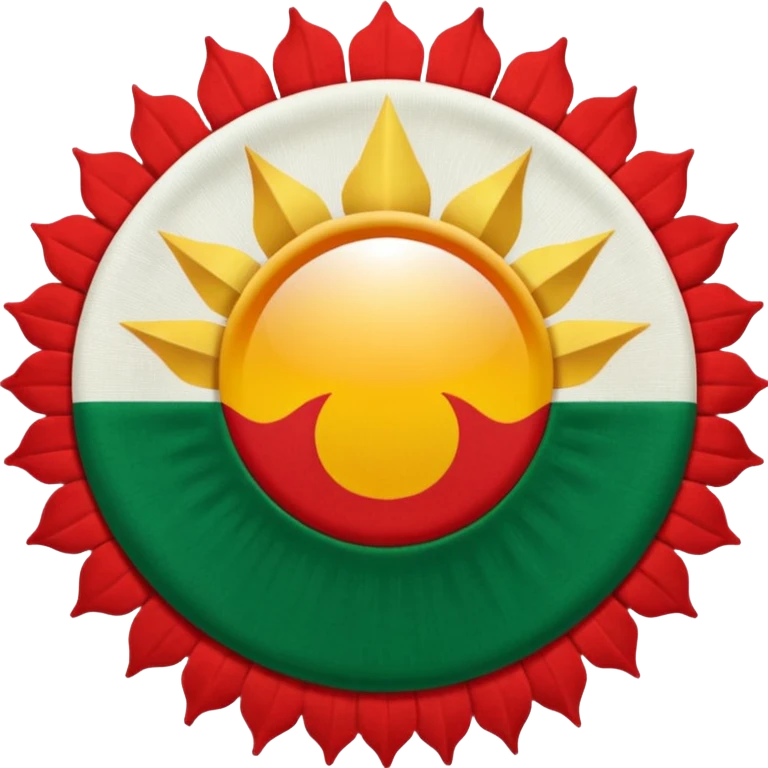 Kürdistan bayrağı emoji