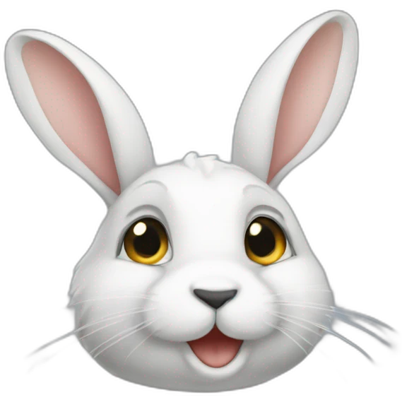 Graues Kaninchen emoji