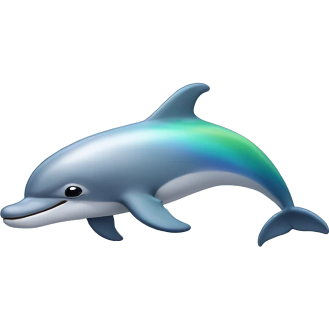 🌈🌊🐬🦄 sea dolphin emoji