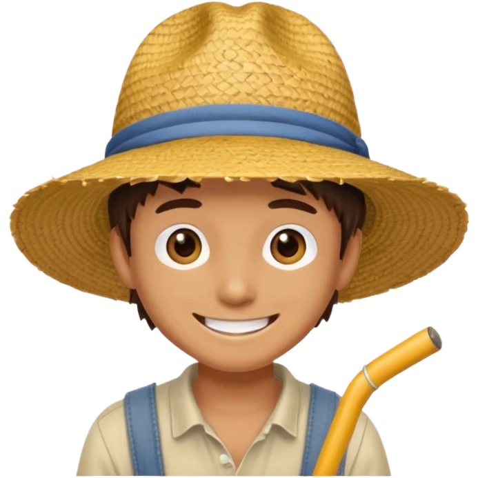 Ruffy macht den rasenschuriken emoji