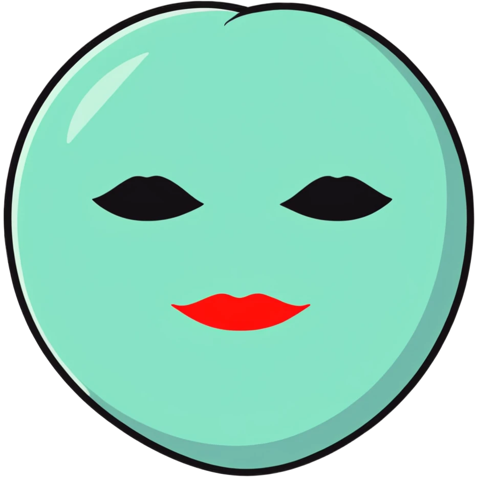Thin lips  emoji