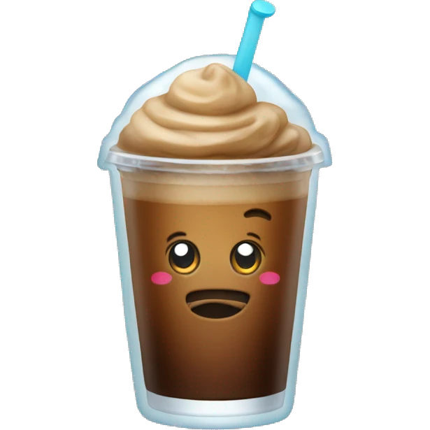 Iced coffe  emoji