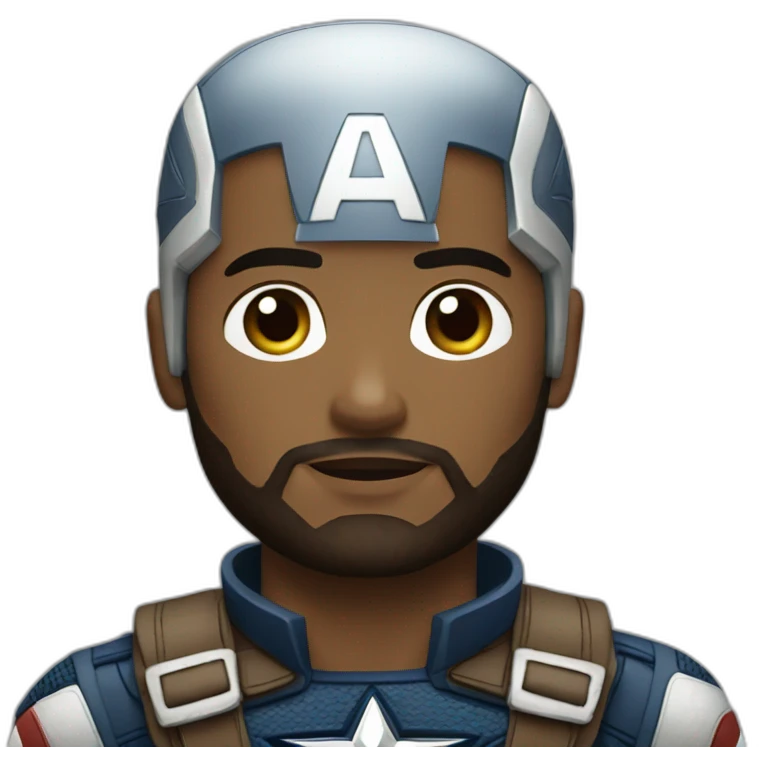  captain america realastic emoji
