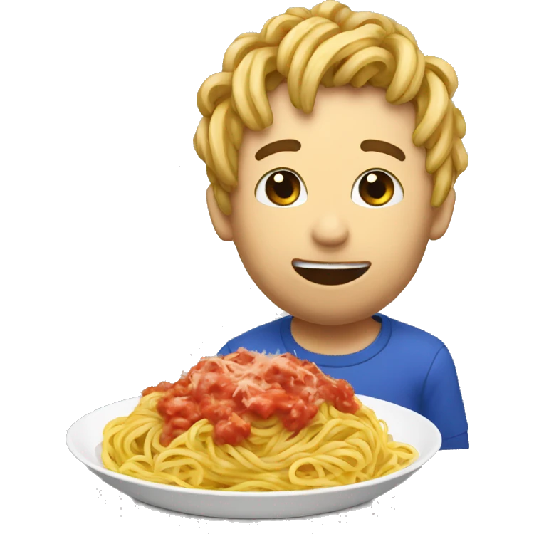 YouTube squeezie eat spaghetti  emoji
