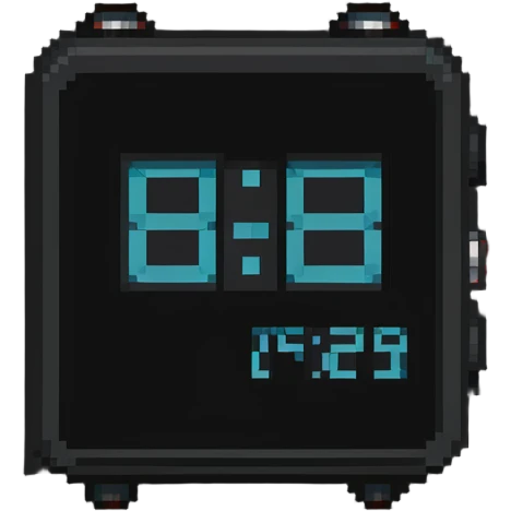 Retro digital clock emoji