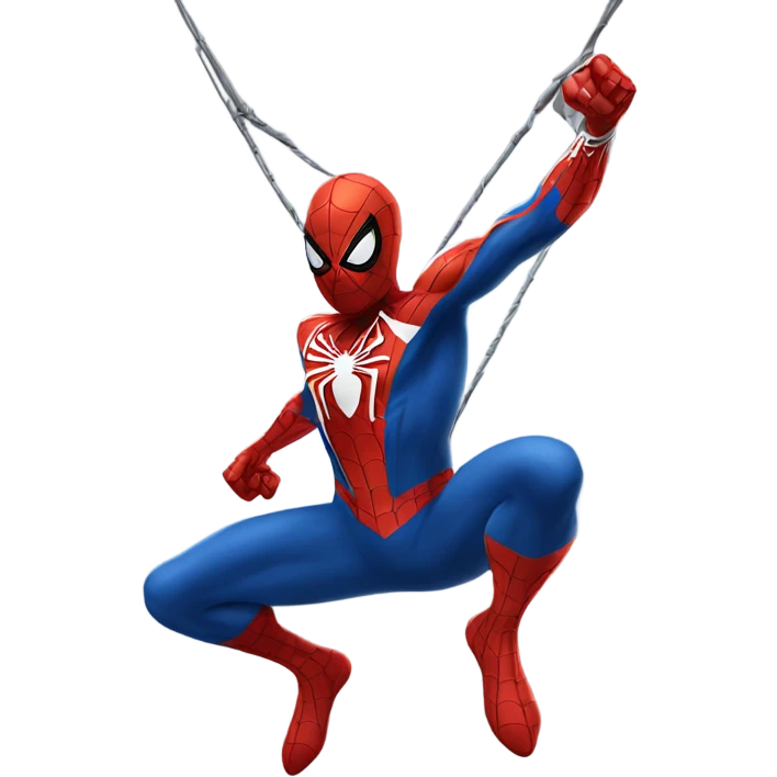 Spider-Man swinging  emoji