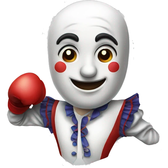 pierrot boxing emoji