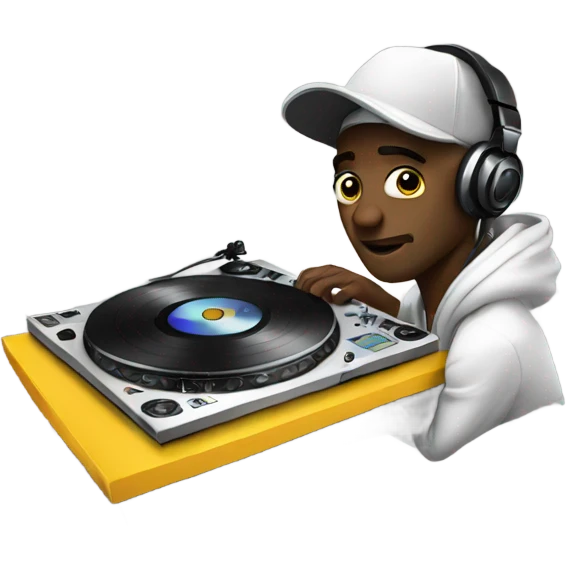 DJ on Turntables  emoji