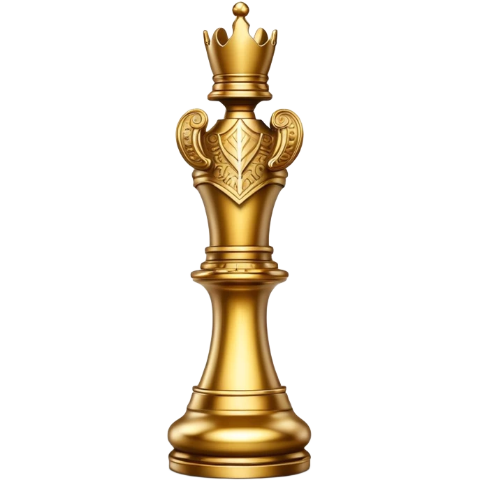 golden knight chess piece emoji