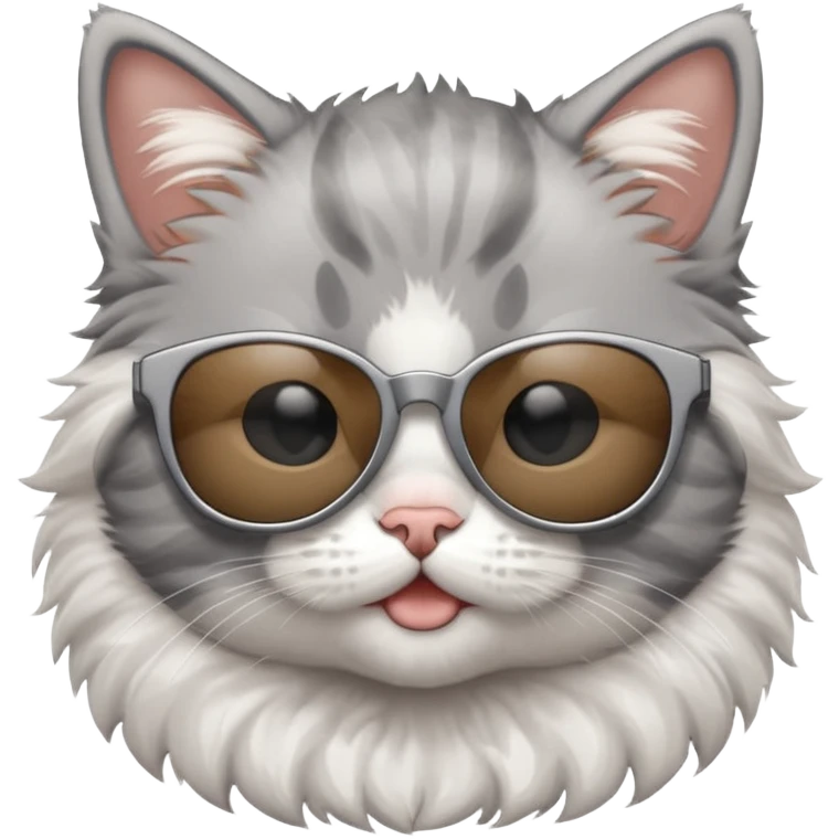 kitten wearing sunglasses emoji
