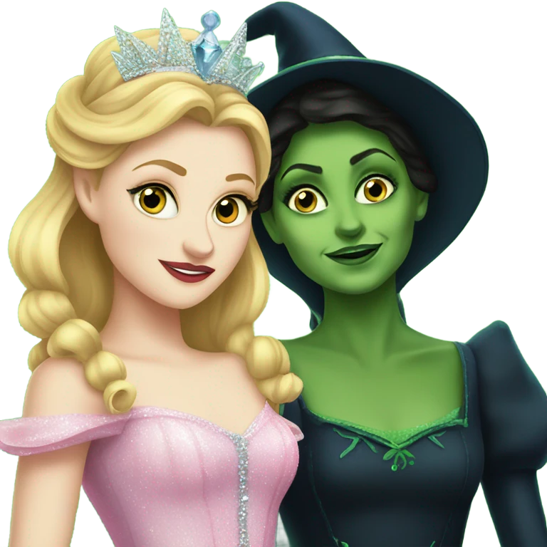 Glinda and Elphaba emoji