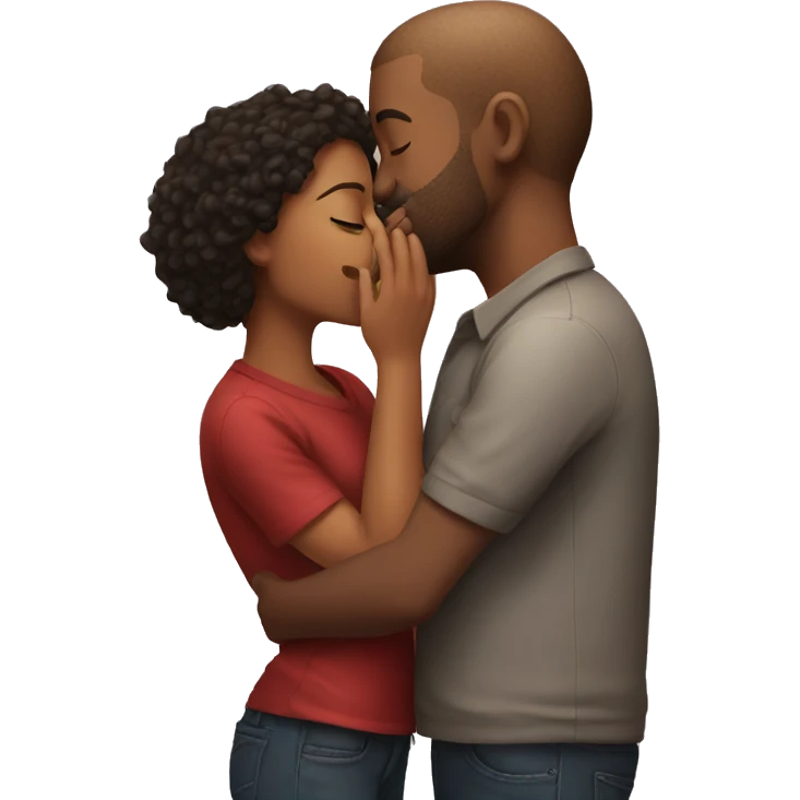 Kissing boyfriend emoji