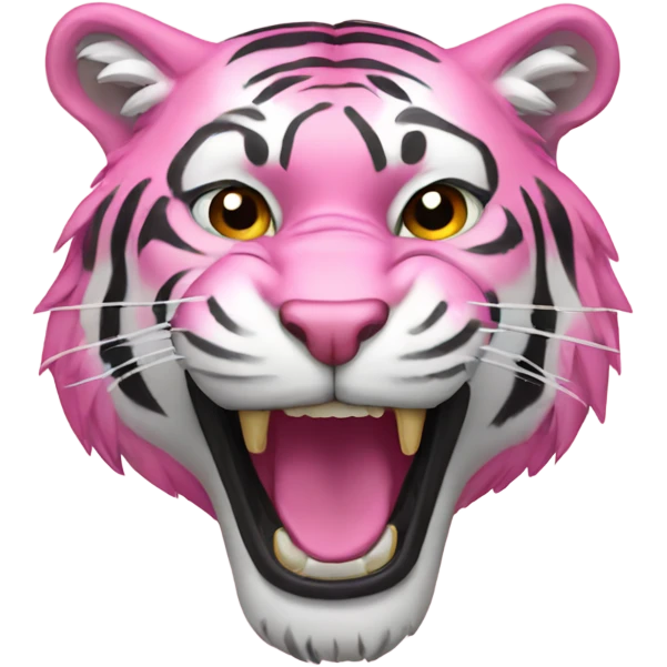Pink tiger emoji