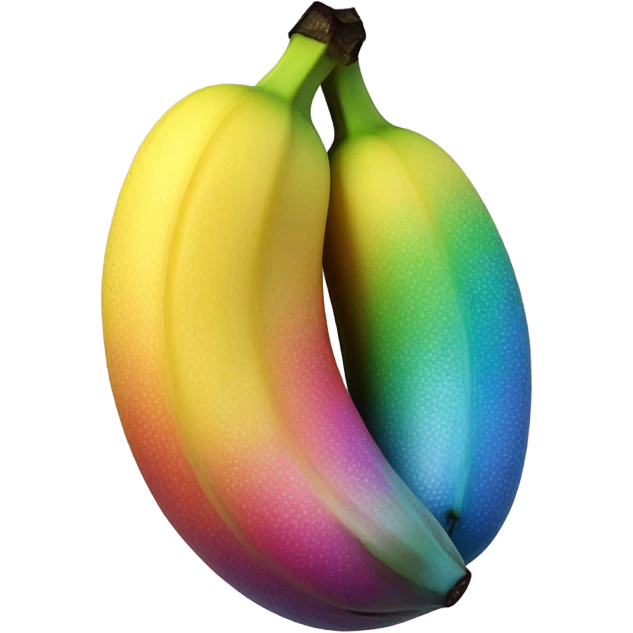 full one rainbow banana emoji