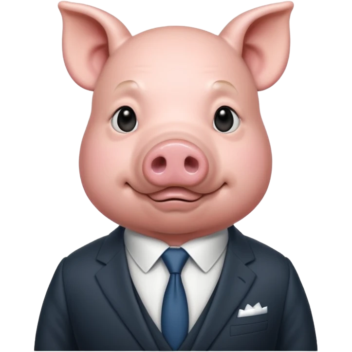 Prized pig lawyer emoji