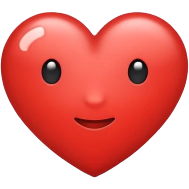Heart white text and black text   emoji