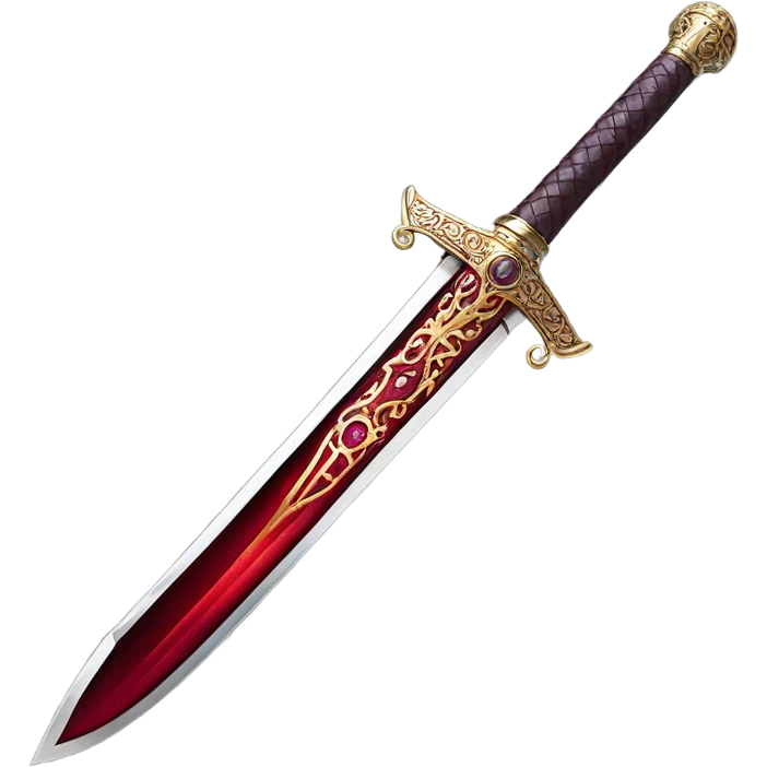 Ruby sword emoji