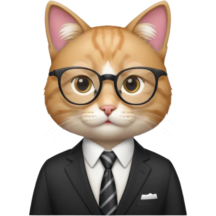 Business cat emoji