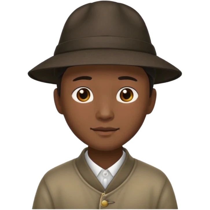 chinese male in 1800s, with hat emoji