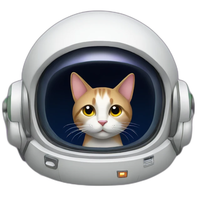 gato en espacio emoji